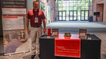 Chambers Creative Communication exhibit at Schmooza-Palooza